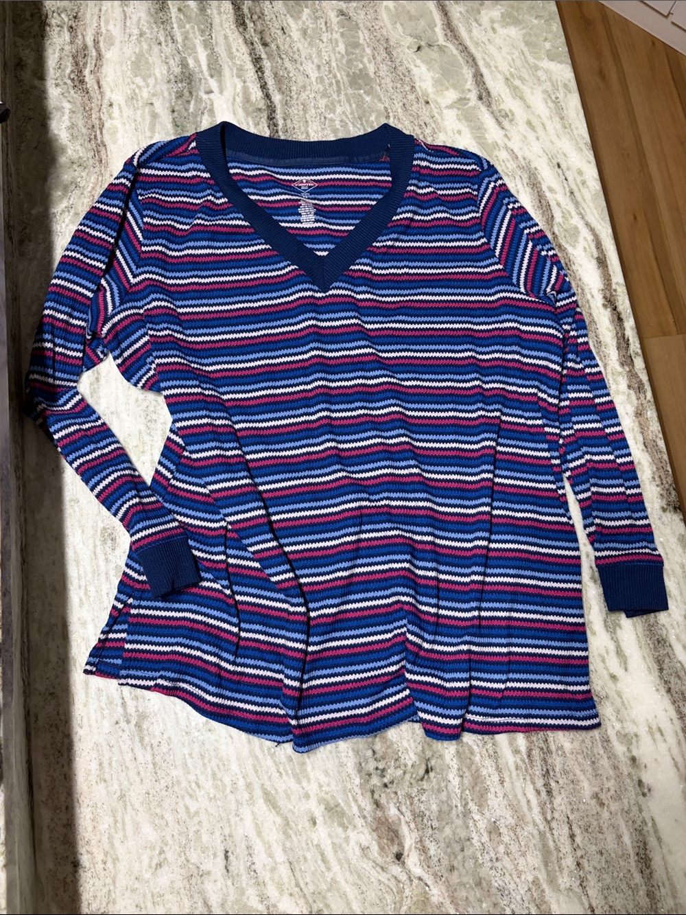 St. John’s Bay Striped Long Sleeve Top Sixe 2X
